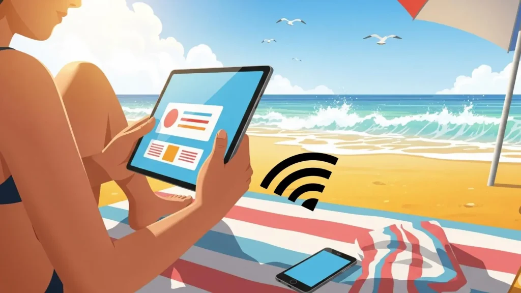 So können Sie Ihr Mobiltelefon als Router verwenden und im Urlaub mit jedem Gerät auf das Internet zugreifen