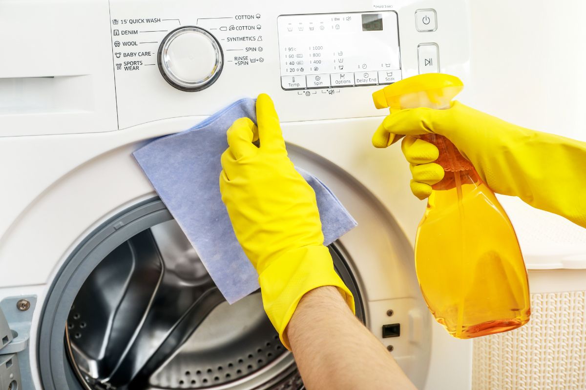 Sie können Ihre Waschmaschine ganz schnell reinigen. Alles, was Sie dazu brauchen, ist Zahnpasta und eine halbe Zitrone.