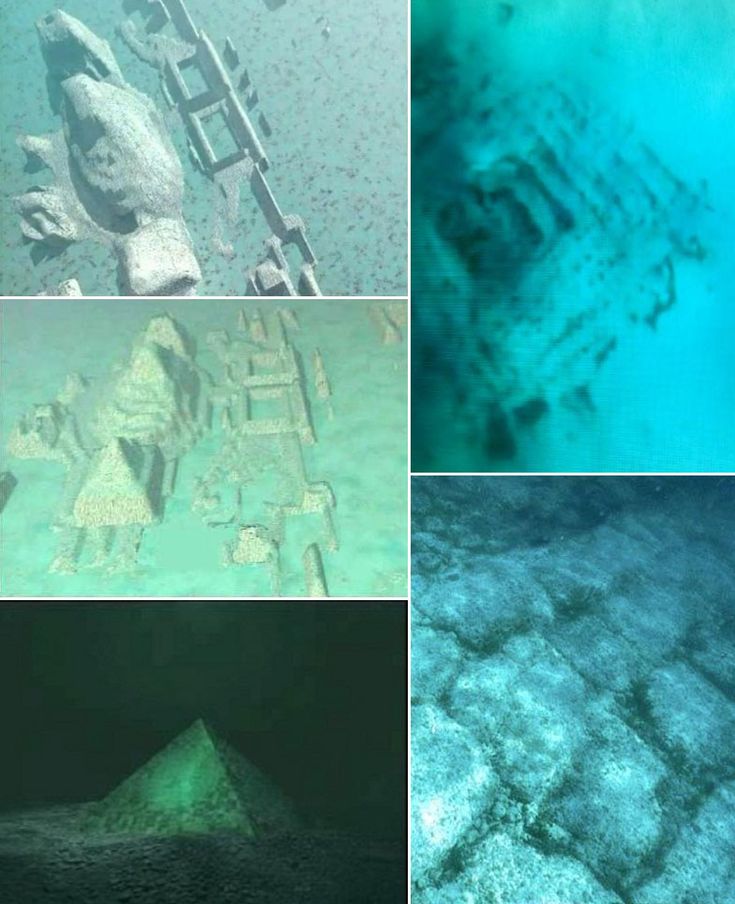 Unterwasserruinen vor der Küste Kubas. Der Fund, der älter ist als die Pyramiden, wird mit Atlantis in Verbindung gebracht