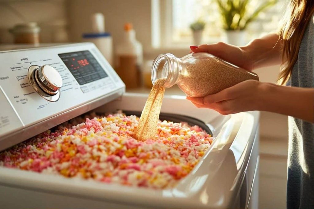 „Meine Wäsche hat noch nie so gut gerochen“: Sie gibt eine natürliche Zutat in die Waschmaschine.