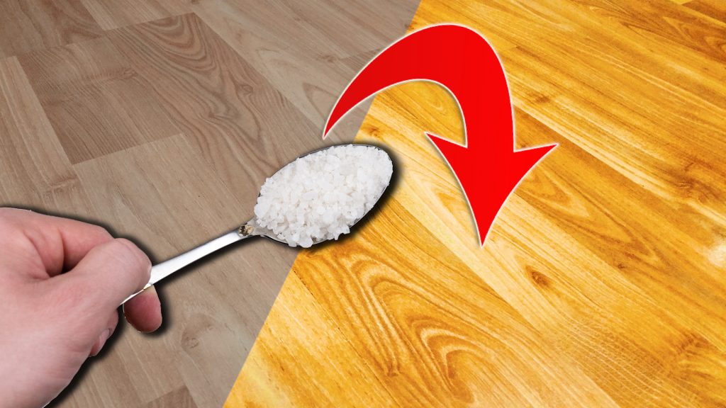 Ich habe angefangen, die Böden mit Salzwasser zu wischen – die ganze Familie hat die Veränderungen im Haus zu schätzen gelernt: Deshalb muss man Salz in den Eimer geben.