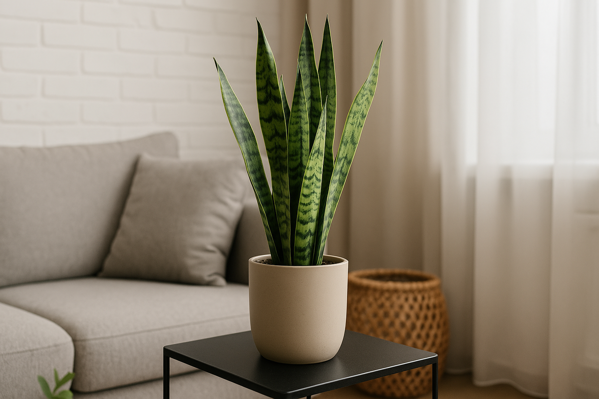 Wächst Ihre Sansevieria schlecht? Pflanzen Sie sie in einen Topf, sie wird schnell grün und treibt neue Blätter.