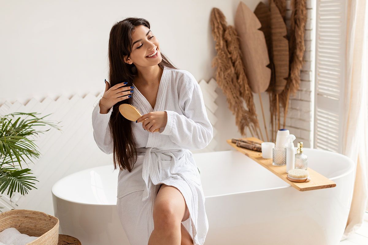Essig mit Conditioner: das natürliche Geheimnis für gesundes Haar
