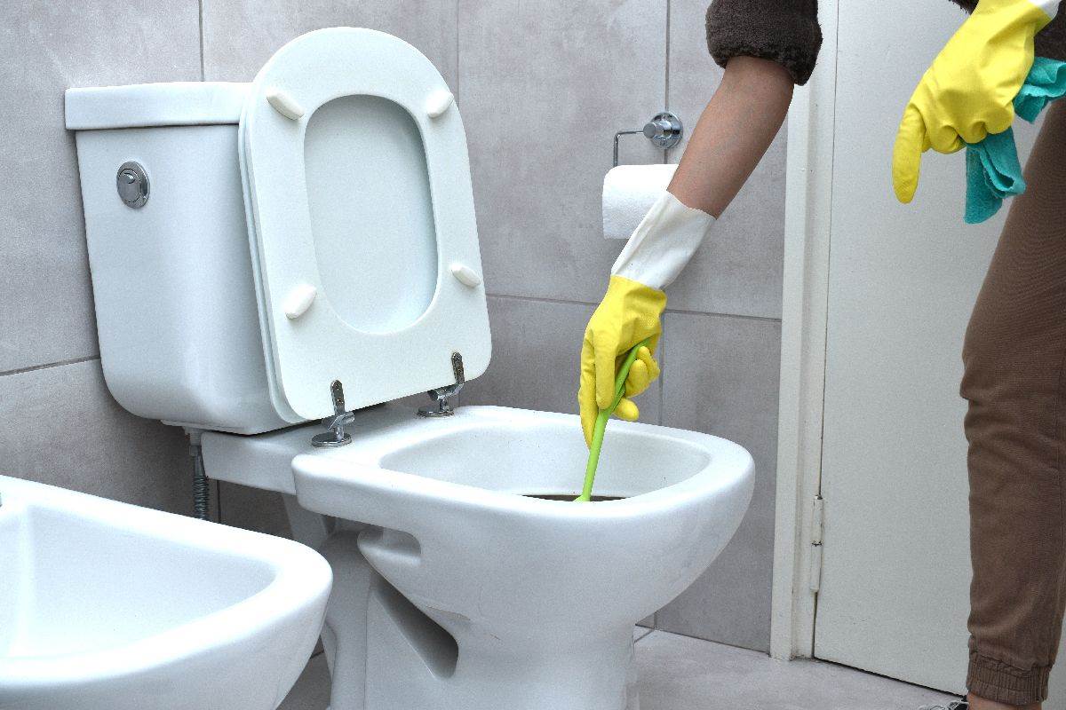 Wie man weißen Essig richtig verwendet, um Kalkablagerungen aus der Toilette zu entfernen