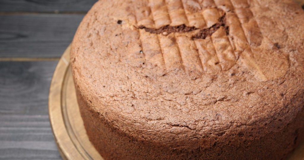 Rezept für einen Schokoladenkeks als flauschig wie eine Wolke. Dank dessen fällt es nie