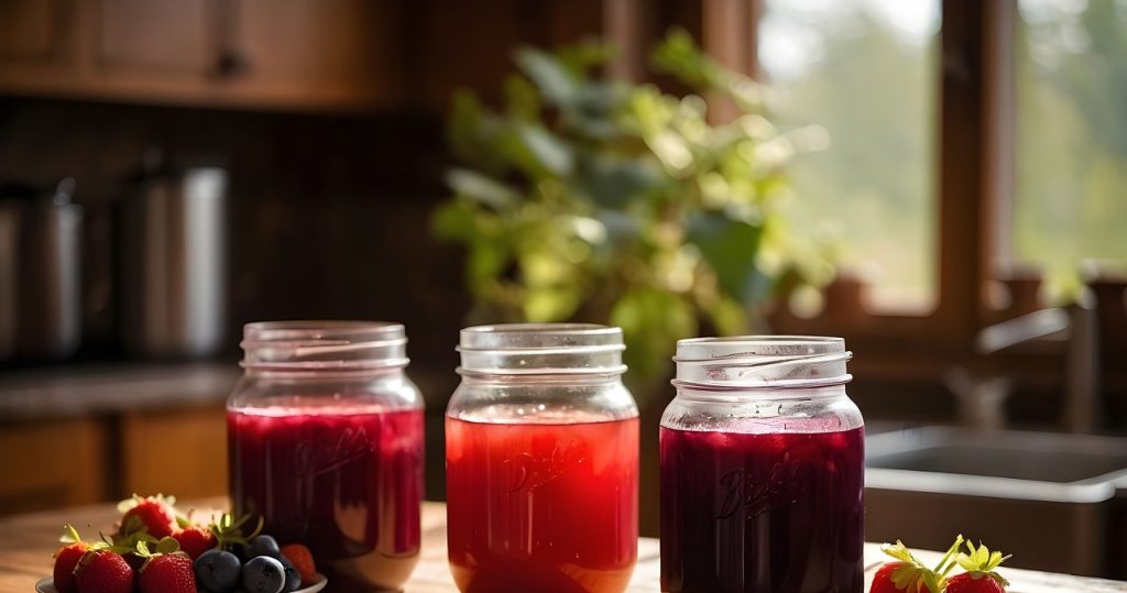 Meine Großmutter machte einen solchen Saft für den Winter. Sie brauchen keinen Zucker dafür
